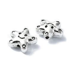 チベット風合金ビーズ  スター  アンティークシルバー  12x14x6mm  穴：1.6mm  約180個/500g&nbsp;TIBEB-F065-19AS-01
