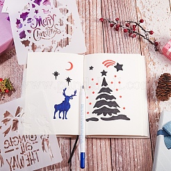 16 Sheets 16 Style PET Drawing Stencil&nbsp;DIY-SZ0003-80