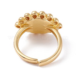 Brass Cuff Rings&nbsp;RJEW-M138-24G-D