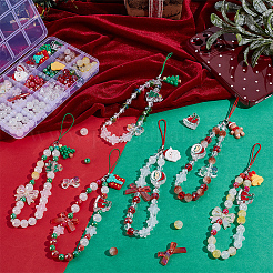 Christmas Theme DIY Mobile Strap Making Kits&nbsp;DIY-SC0033-27