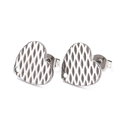 Non-Tarnish 304 Stainless Steel Stud Earring Findings&nbsp;STAS-I183-04B-P