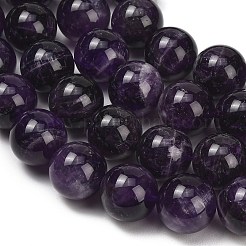 Natural Chevron Amethyst Beads Strands&nbsp;G-I222-16mm-01