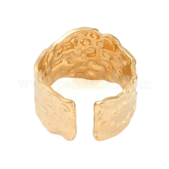 304 Stainless Steel Textured Open Cuff Rings&nbsp;LS-RJEW-C095-08C-G