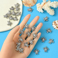 Tibetan Style Alloy Beads&nbsp;TIBEB-YW0001-24