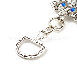 Glass Turkish Blue Evil Eye Pendant Decoration&nbsp;LS-HJEW-I008-05AS
