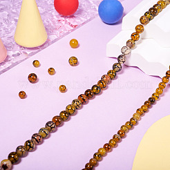 2連売り 2スタイル 天然龍脈瑪瑙ビーズ連売り  染め  ラウンド  オリーブ  6~8mm  穴：1mm  約48~64個/連  15.5インチ  1連/スタイル&nbsp;G-TA0002-42