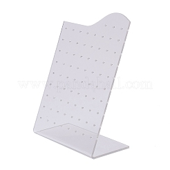 アクリルイヤリングディスプレイフレーム  L字型  透明  4.65x10x13.2cm&nbsp;EDIS-F005-10B