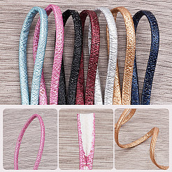 10M Folding Glitter PU Leather Cord&nbsp;OCOR-GF0004-11G