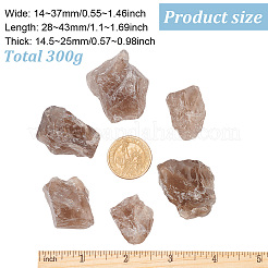 300G Raw Natural Smoky Quartz Display Decorations&nbsp;G-BC0001-47
