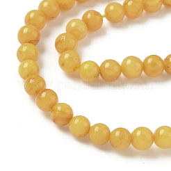 Natural Beeswax Beads Strands&nbsp;G-L095-B02-5mm-01