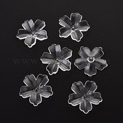 Flower Acrylic Beads&nbsp;TACR-YW0001-17