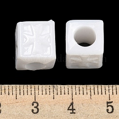 Opaque Acrylic European Beads&nbsp;SACR-L007-033B