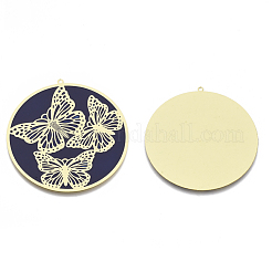 Brass Enamel Pendants&nbsp;KK-N223-07A