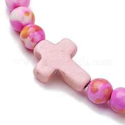 Synthetic Gemston Stretch Bracelets&nbsp;BJEW-JB11015-04
