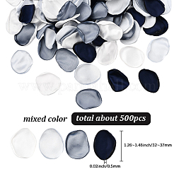 Polyester Artificial Rose Flower Petals&nbsp;AJEW-WH20067-107K