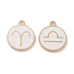 (Defective Closeout Sale: Yellowing) Alloy Enamel Pendants&nbsp;ENAM-XCP0001-38