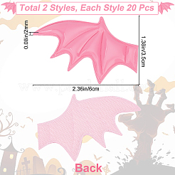 Leather Bat's Left & Right Wing Ornament Accessories&nbsp;DIY-GF0005-62D