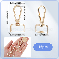 16Pcs Zinc Alloy Swivel Clasps&nbsp;FIND-SP0003-73G