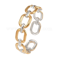 304 Stainless Steel Cuff Bangles for Women&nbsp;BJEW-G757-04GP