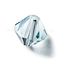 プレシオサ®クリスタルビーズ  チェコクリスタル  双円錐形(451 69 302 ロンデル)  シルバーアクアマリン60001個  5mm  穴：1mm&nbsp;X-PRC-BA5-60001