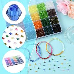 138g 23Colors Transparent Acrylic Beads&nbsp;TACR-FS0001-69