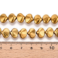 Electroplated Synthetic Non-magnetic Hematite Beads Strands&nbsp;G-T139-64C