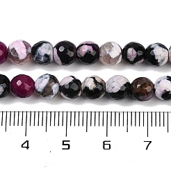 Natural Fire Crackle Agate Beads Strands&nbsp;G-C082-A01-30