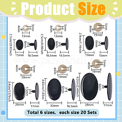 120Pcs 6 Styles Resin Doll Eyes&nbsp;DIY-PH0036-26