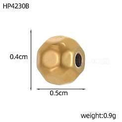 304 Stainless Steel Beads&nbsp;STAS-OY012-15G