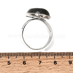 Adjustable Brass Cuff Open Rings for Women&nbsp;GG-CBA7610-09P