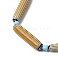 Handmade Lampwork Chevron Beads&nbsp;LS-LAMP-Z019-01-05