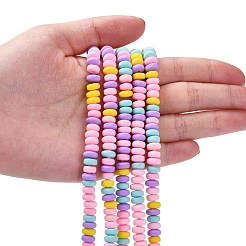 Handmade Polymer Clay Beads Strands&nbsp;CLAY-N008-008M