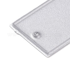（訳あり商品）  炭素鋼カッティングダイステンシル  DIY革製造用  長方形  マットプラチナカラー  1.5x6.15x0.1cm  穴：2.5mm  内径：1.35x6のCM&nbsp;LS-DIY-XCP0001-77