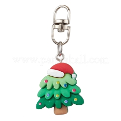 7Pcs 7 Styles Christmas Resin Pendant Decoration&nbsp;HJEW-JM02324