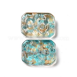 Transparent Spray Painted Glass Beads&nbsp;GLAA-I050-08I