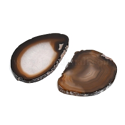 Dyed & Heated Natural Agate Slice Cabochons&nbsp;GG-CBAAF67-01G