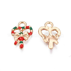 Rack Plating Alloy Enamel Pendants&nbsp;ENAM-N055-158