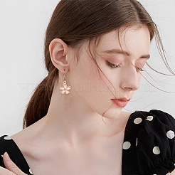 50Pcs 5 Colors Alloy Enamel Pendants&nbsp;ENAM-CJ0002-39