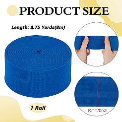 8M Polyester Elastic Wide Band&nbsp;OCOR-WH0105-057F