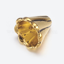 Tibetan Style Bead Caps&nbsp;LS-TIBEB-EA10181Y-AG-FF
