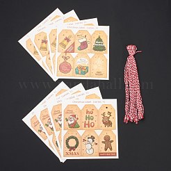Christmas Theme Paper Tapes&nbsp;DIY-I069-03B