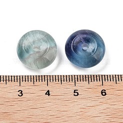 天然の蛍石ビーズ  ロンデル  15x7mm  穴：2mm&nbsp;G-A222-01G