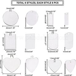 304 Stainless Steel Pendants&nbsp;STAS-UN0017-61P