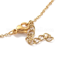 6mm ラウンド合成ターコイズリンクブレスレット  304ステンレススチールアズキチェーンブレスレット女性男性用  24KGP本金メッキ  7-5/8インチ（19.5cm）  ビーズ：6mm&nbsp;BJEW-B082-01G