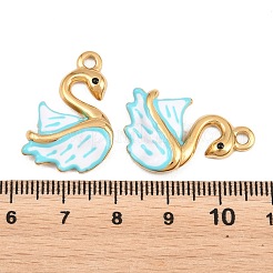 304 Stainless Steel Enamel Pendants&nbsp;STAS-G398-20G-03