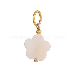 Natural Shell Pendants&nbsp;SHEL-OY009-82G