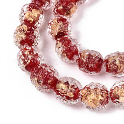 Handmade Lampwork Beads&nbsp;FOIL-T007-03F