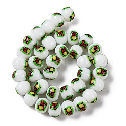 Printing Glass Beads for Necklaces Bracelets Making&nbsp;GLAA-B020-02A-04