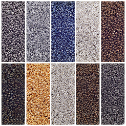 FGB 12/0 Electroplated Glass Seed Beads&nbsp;SEED-OL0001-03-03