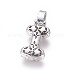 Platinum Plated Brass Micro Pave Cubic Zirconia Pendants&nbsp;ZIRC-L075-52I-P